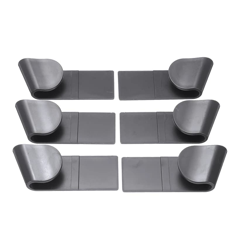 🍳 Twoja Kuchnia zasługuje na Święty Spokój: samoprzylepne uchwyty organizerowe (zestaw 6/12 szt.)