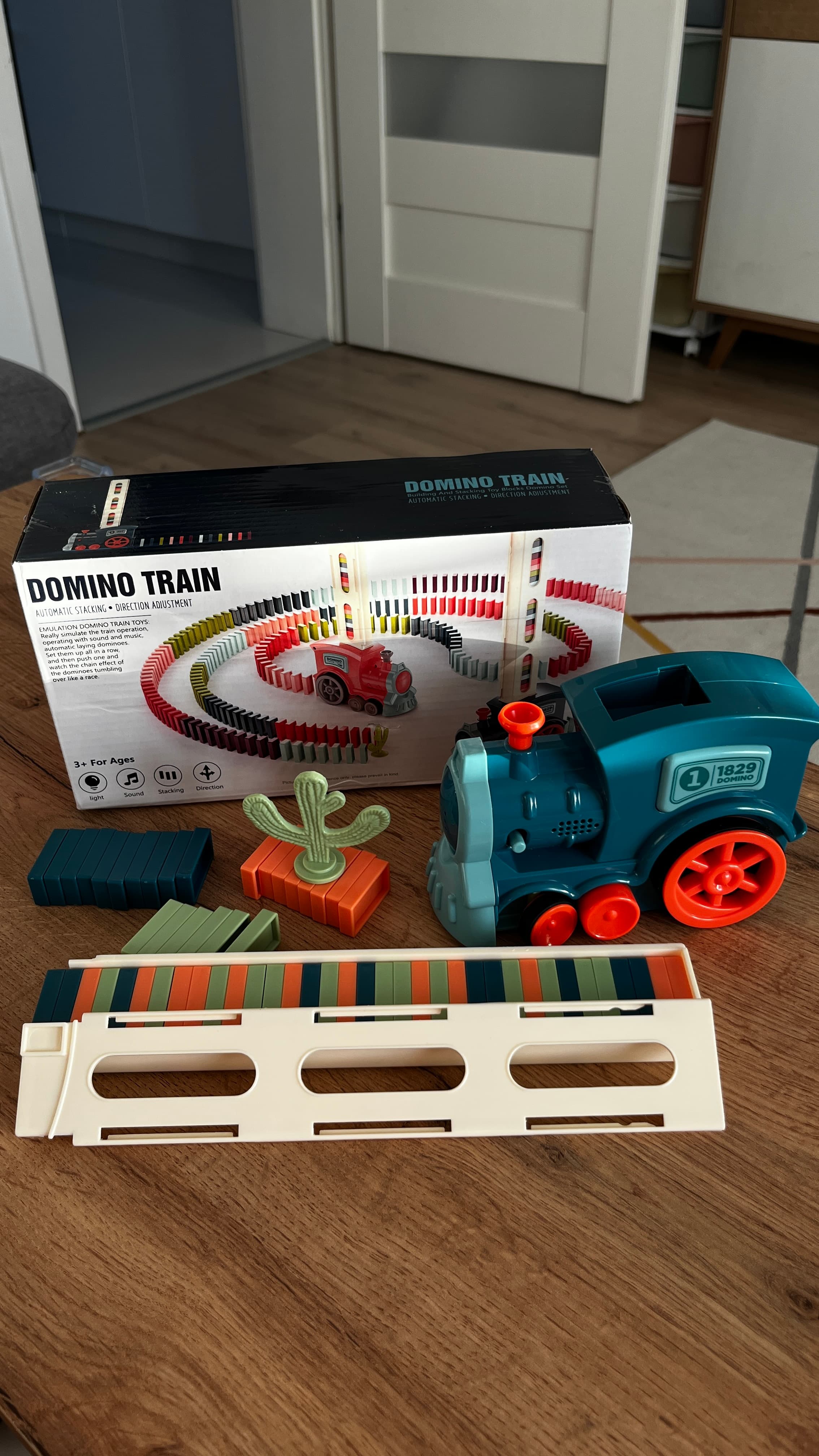 🚂 Pociąg Domino Master! Twoja osobista fabryka frajdy! 🌈 Aż 63 elementy!